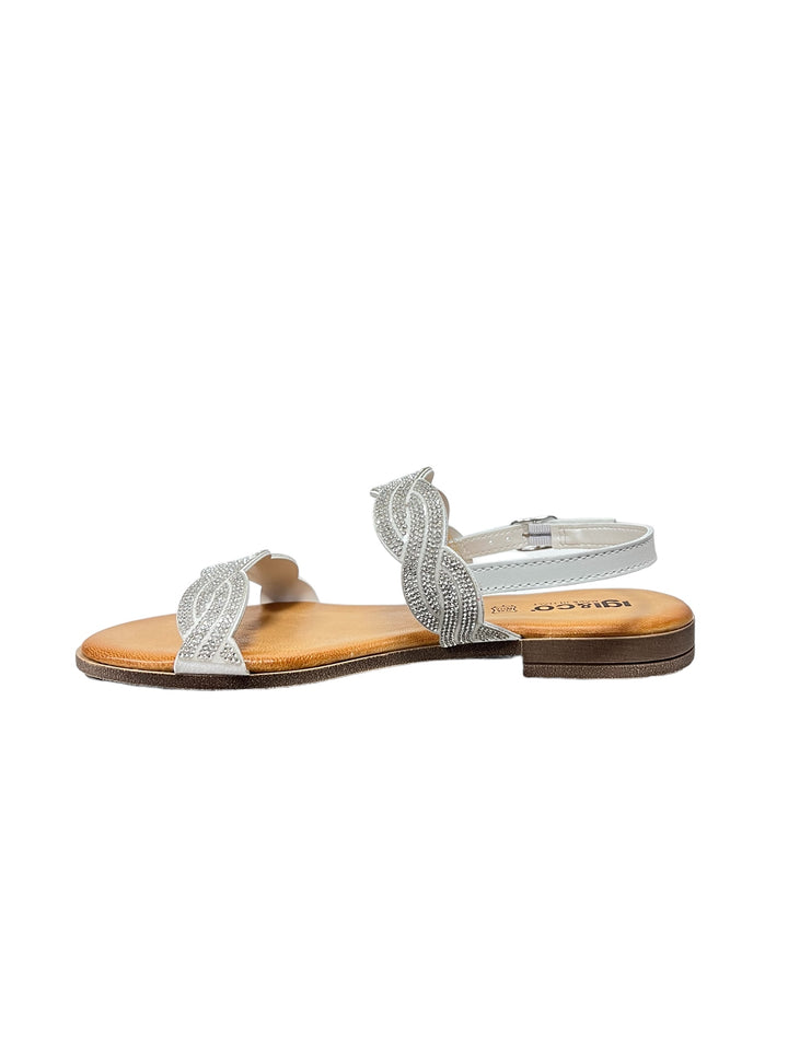 sandali donna pelle igi&co art.5682544 latte