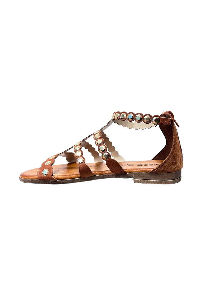 sandali donna pelle igi&co art.5682722 cuoio
