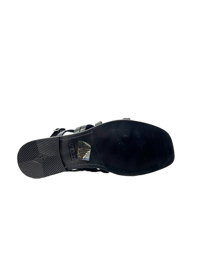 sandali infrapollice donna pelle igi&co art.5683400 nero