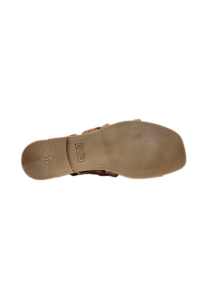 sandali infrapollice donna pelle igi&co art.5683422 cuoio