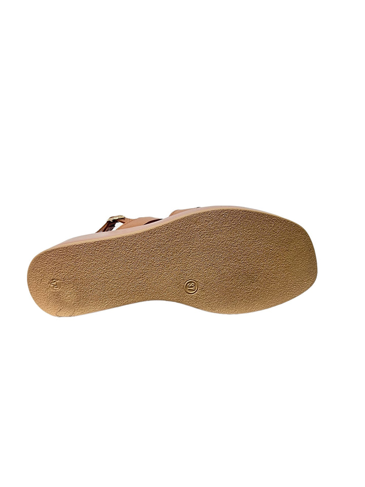 sandali donna pelle igi&co art.5687211 cuoio chiaro