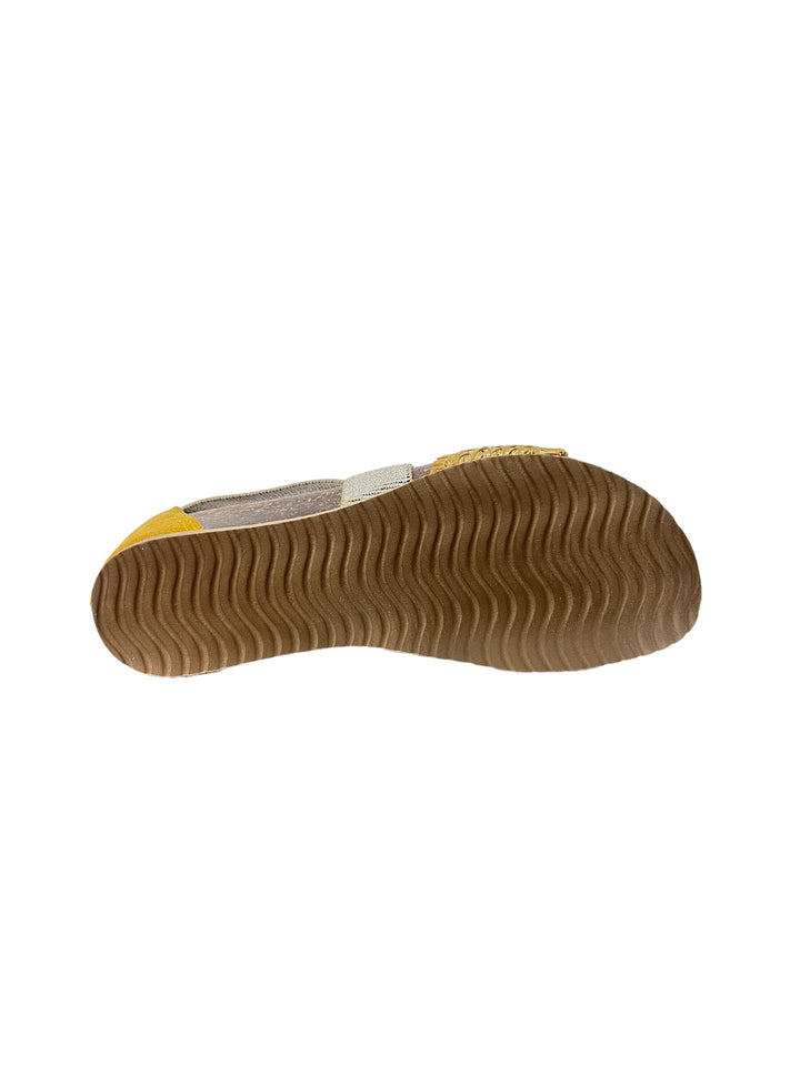 sandali donna pelle igi&co art.5697911 ocra