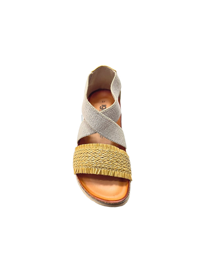 sandali donna pelle igi&co art.5697911 ocra