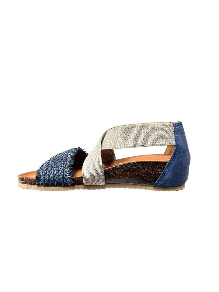sandali donna pelle igi&co art.5697922 denim