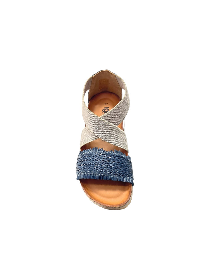 sandali donna pelle igi&co art.5697922 denim