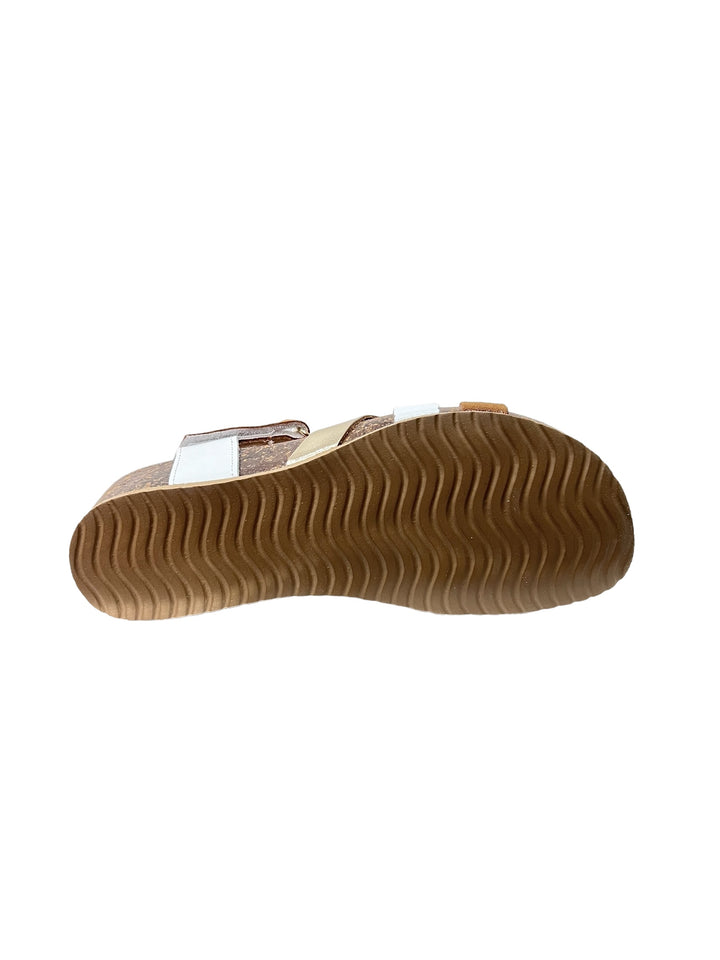 sandali donna pelle igi&co art.5698111 bianco-rame