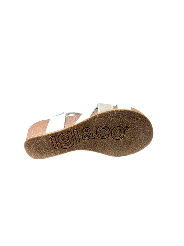 sandali donna pelle igi&co art.5699111 bianco
