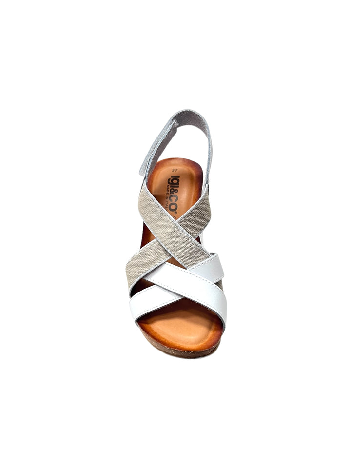 sandali donna pelle igi&co art.5699111 bianco