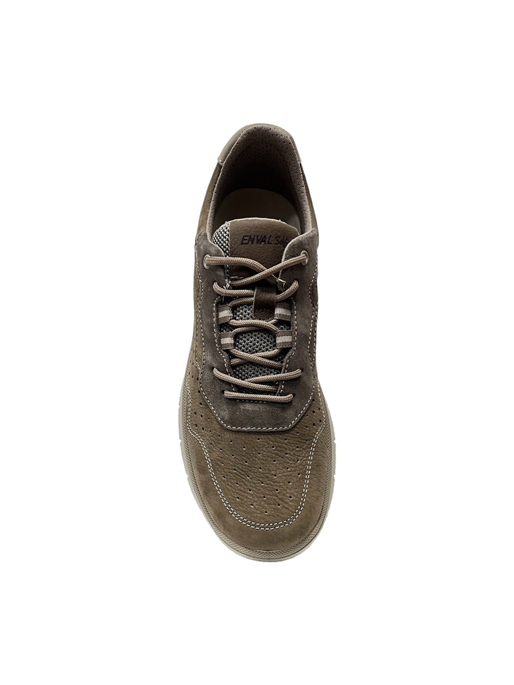 sneakers uomo pelle enval soft art. 5729511 taupe
