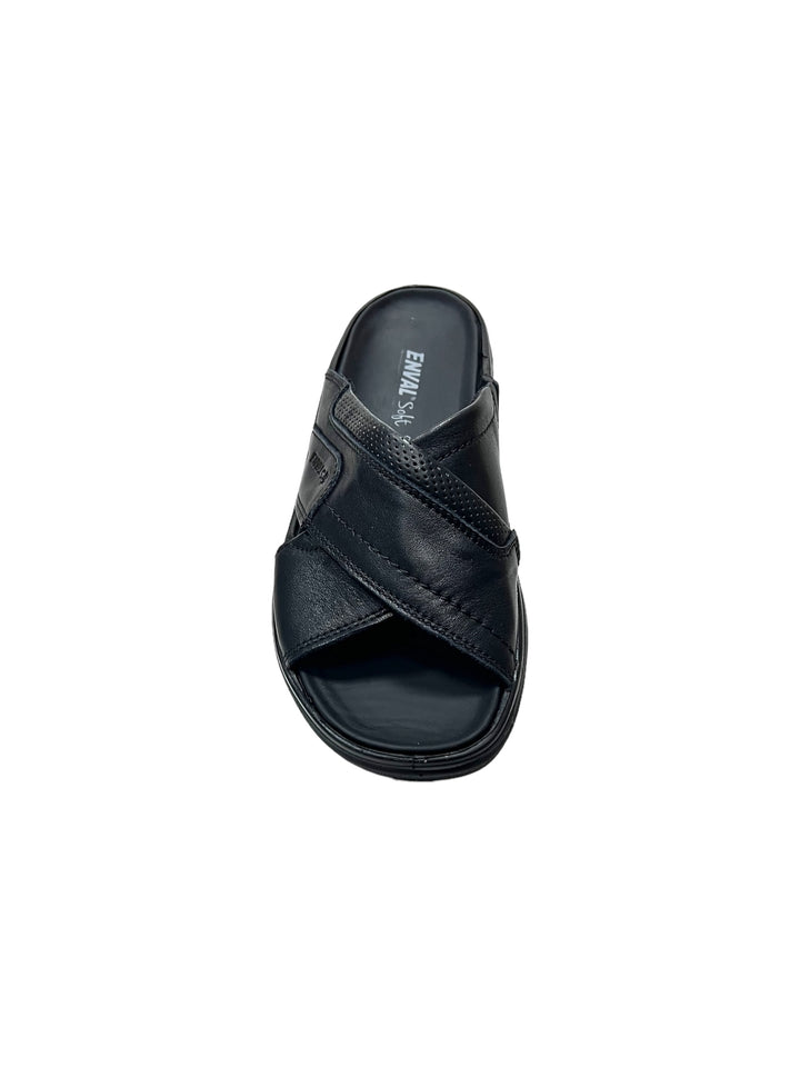 ciabatte uomo pelle enval soft art. 5731100 nero