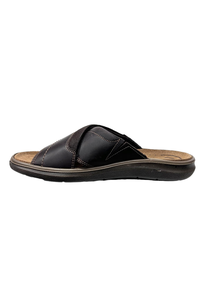 ciabatte uomo pelle enval soft art. 5731111 testa di moro