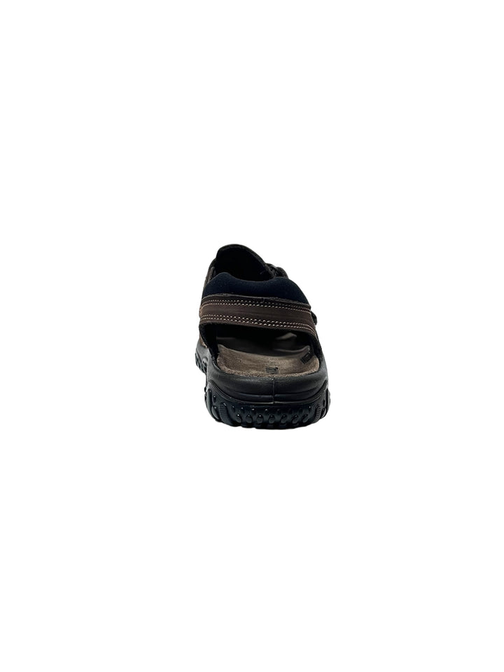 sandali uomo pelle enval soft art. 5733111 marrone scuro