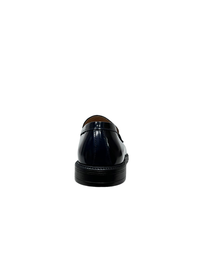 mocassini uomo pelle exton art. 573 blu
