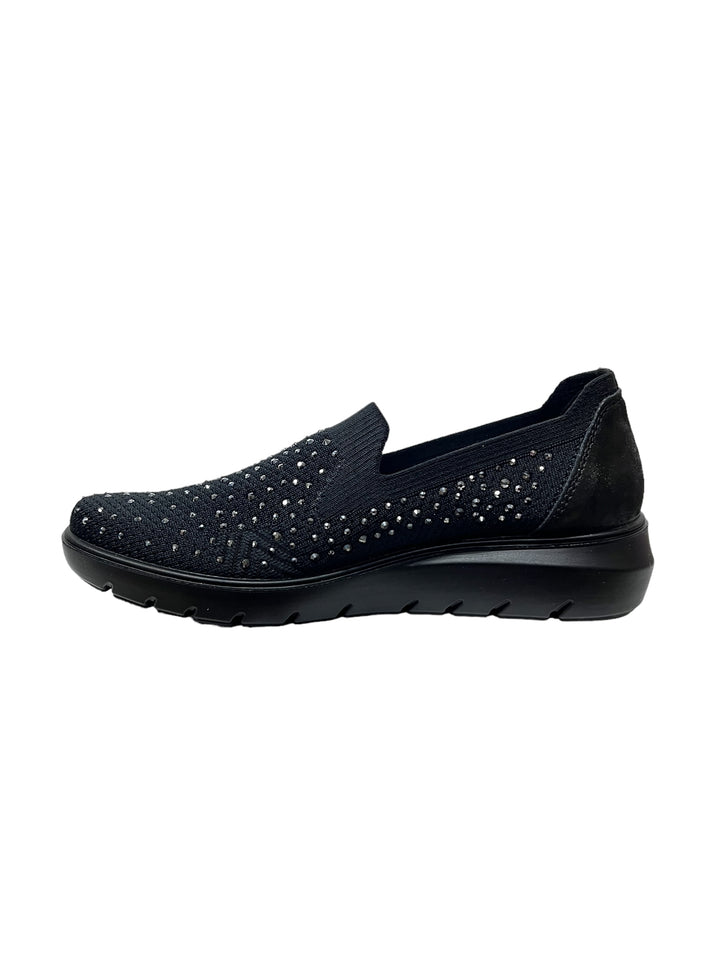 slip on donna pelle enval soft art. 5766300 nero