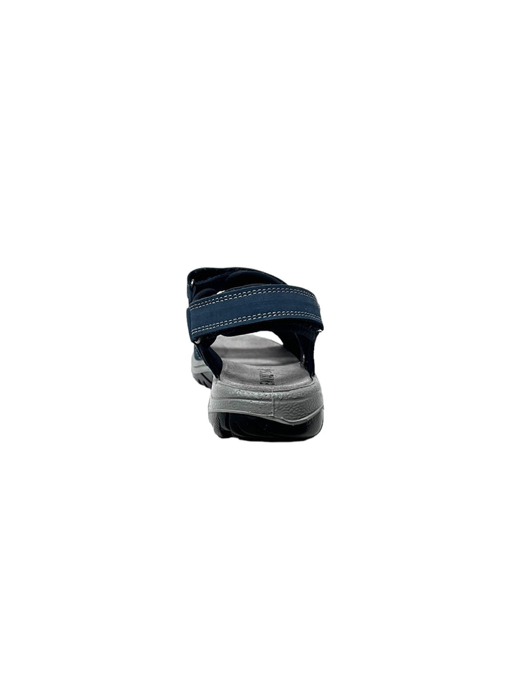 sandali donna pelle enval soft art.5798400 azzurro