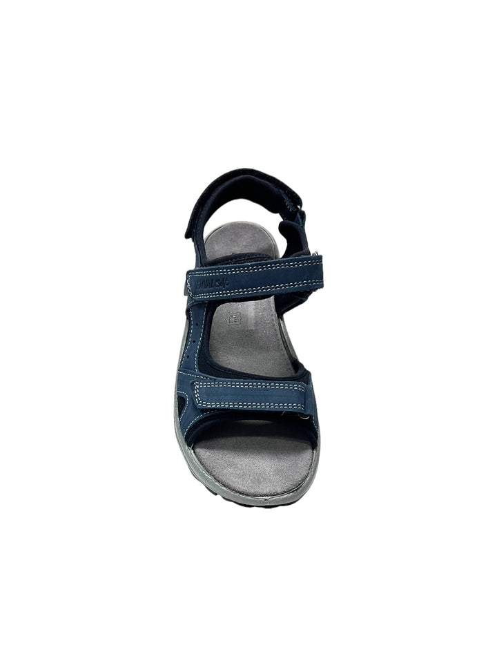 sandali donna pelle enval soft art.5798400 azzurro