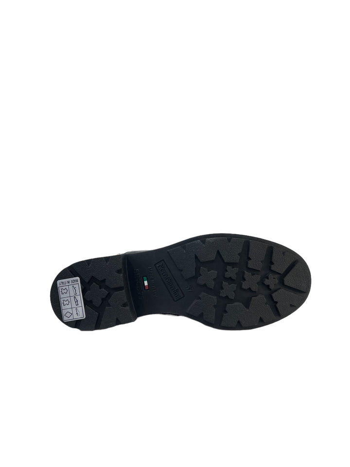 stivaletti allacciati donna pelle nero giardini art.i205846d100 nero