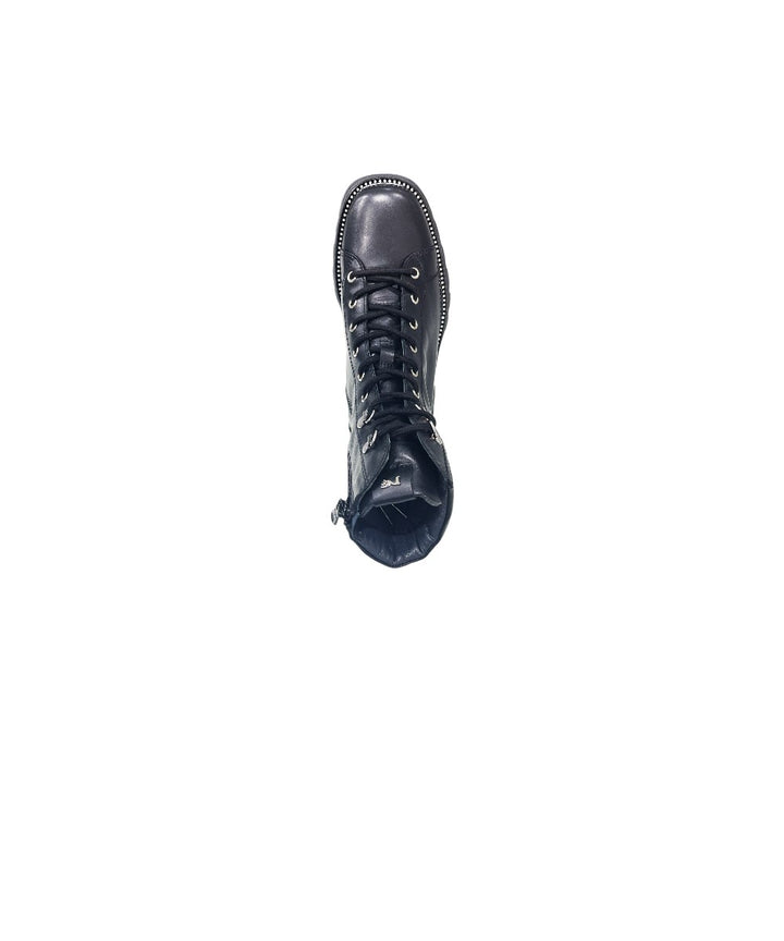 stivaletti allacciati donna pelle nero giardini art.i205944d100 nero