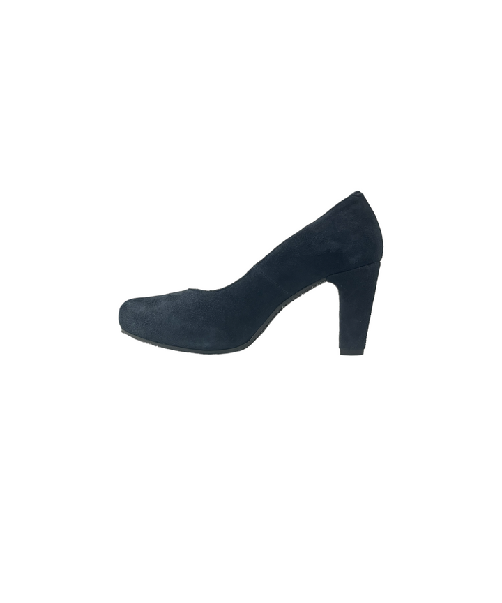 décolleté donna pelle scamosciata frau art. 59b1 blu
