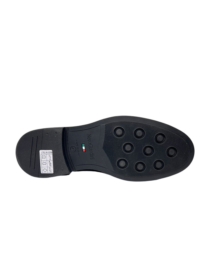 stringate uomo pelle nero