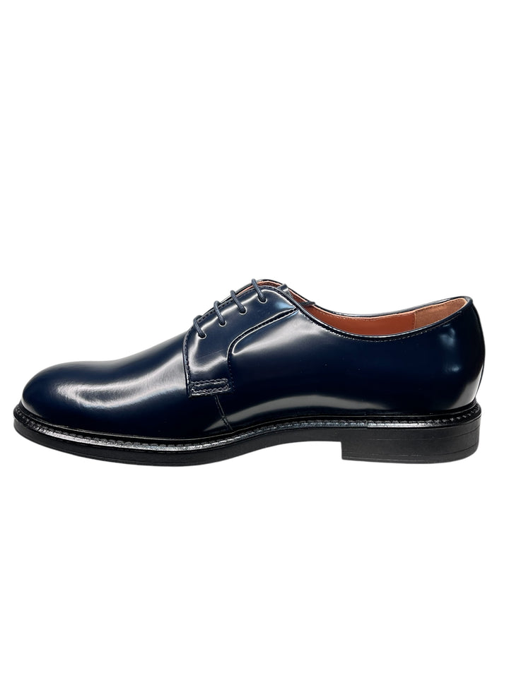 stringate uomo pelle nero giardini art.e500601u200 blu