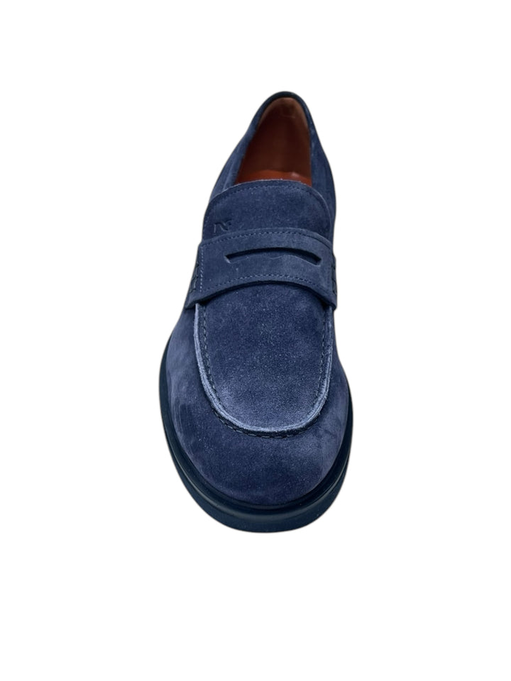 mocassini uomo pelle nero giardini art.e500610u212 indaco