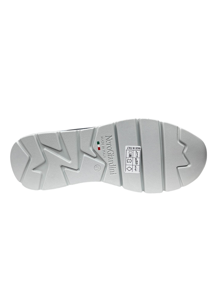sneakers uomo pelle nero giardini art.e500642u207 incanto