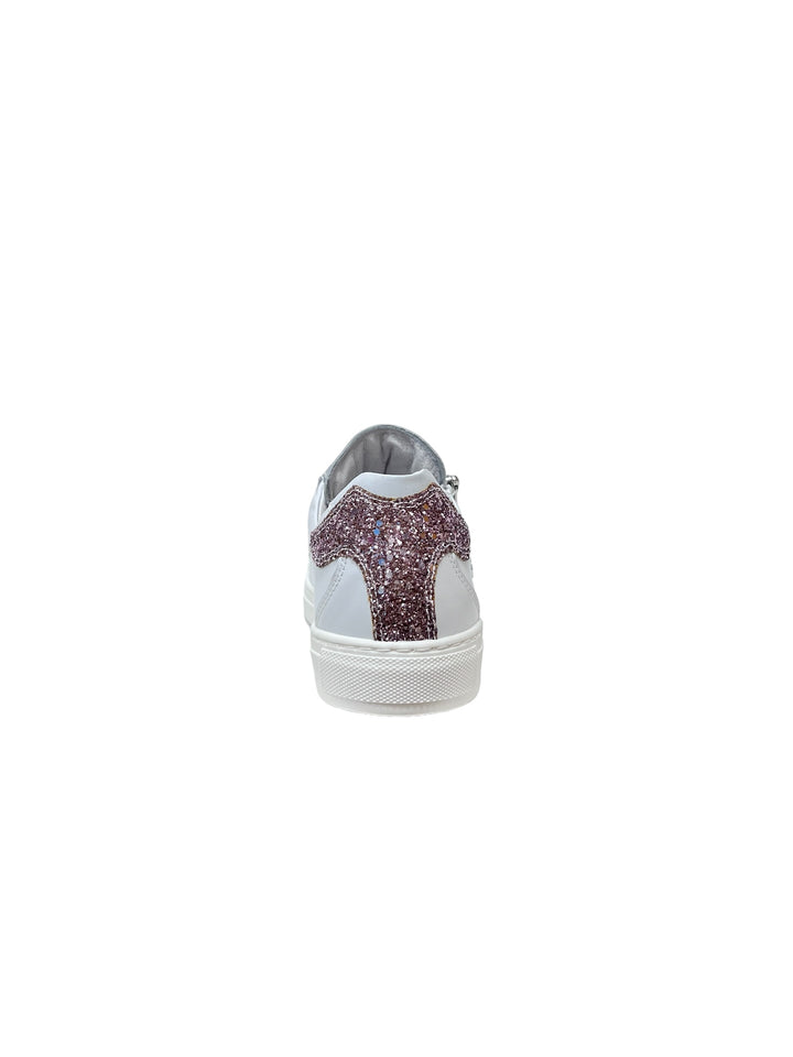 sneakers donna pelle nero giardini art. e306504d707 bianco