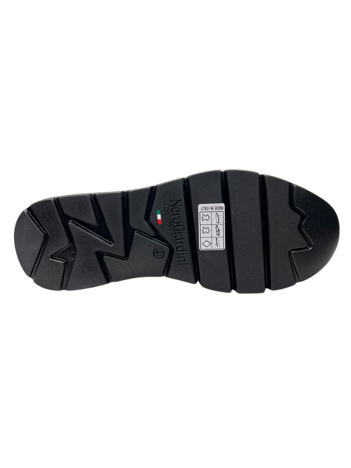 sneakers uomo pelle nero giardini art.e500651u207 incanto