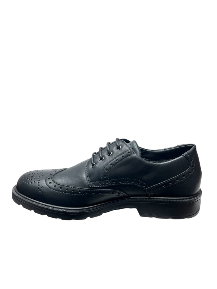 stringate uomo goretex pelle igi&co art.6604300 nero