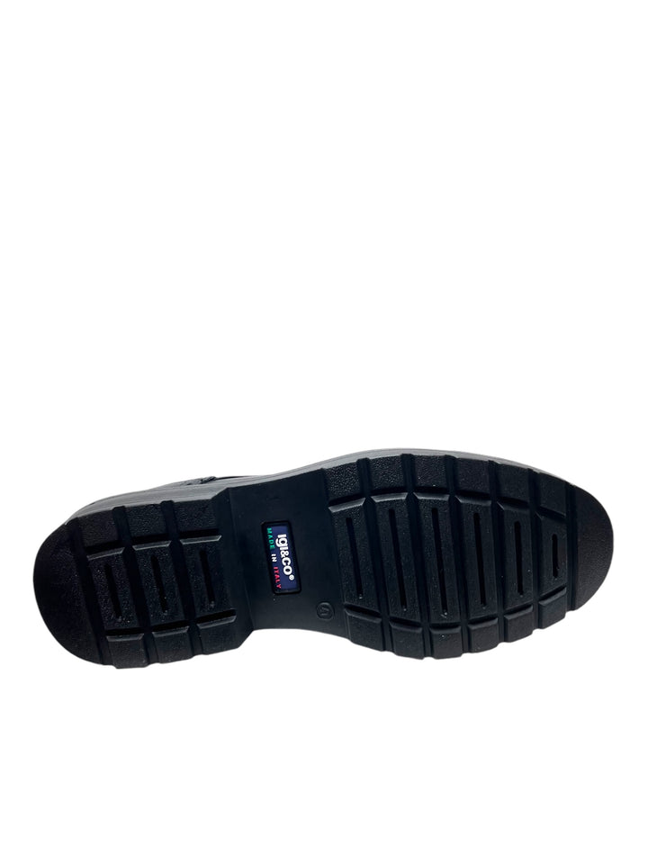 stringate uomo goretex pelle igi&co art.6604300 nero