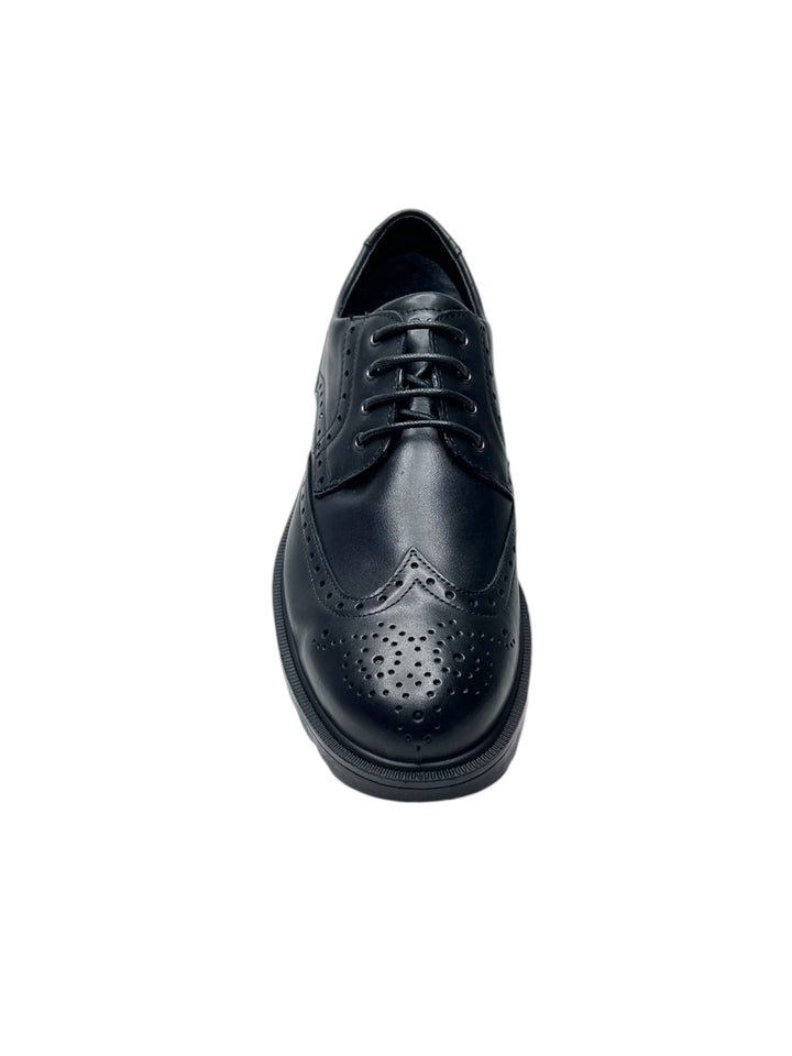 stringate uomo goretex pelle igi&co art.6604300 nero
