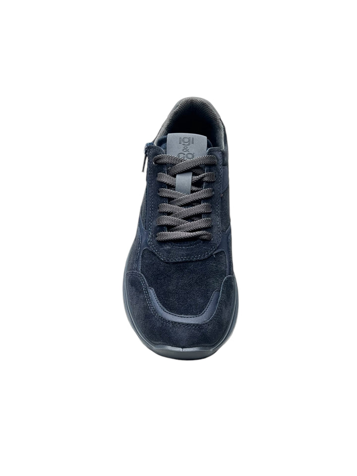 sneakers uomo pelle igi&co art.6617411 blu notte