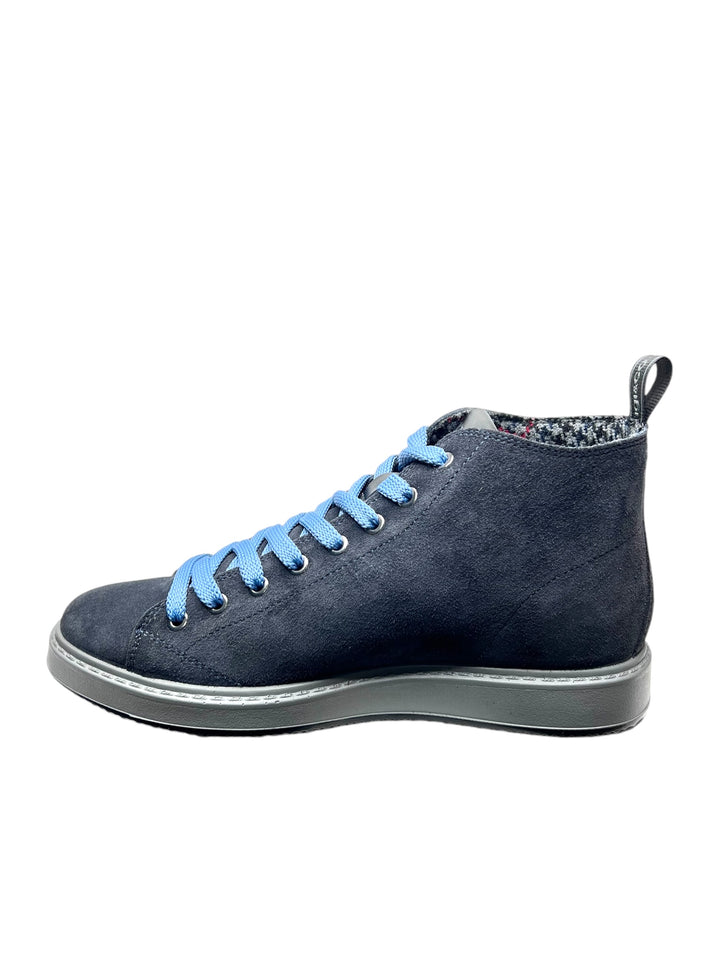 polacchine uomo pelle igi&co art.6632022 blu notte