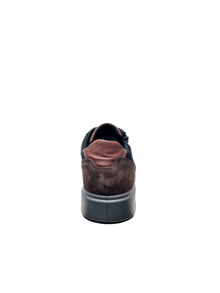sneakers uomo pelle igi&co art.6635100 blu notte