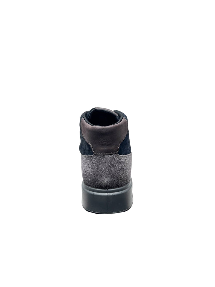 sneakers mid uomo pelle igi&co art.6635322 notte-antracite