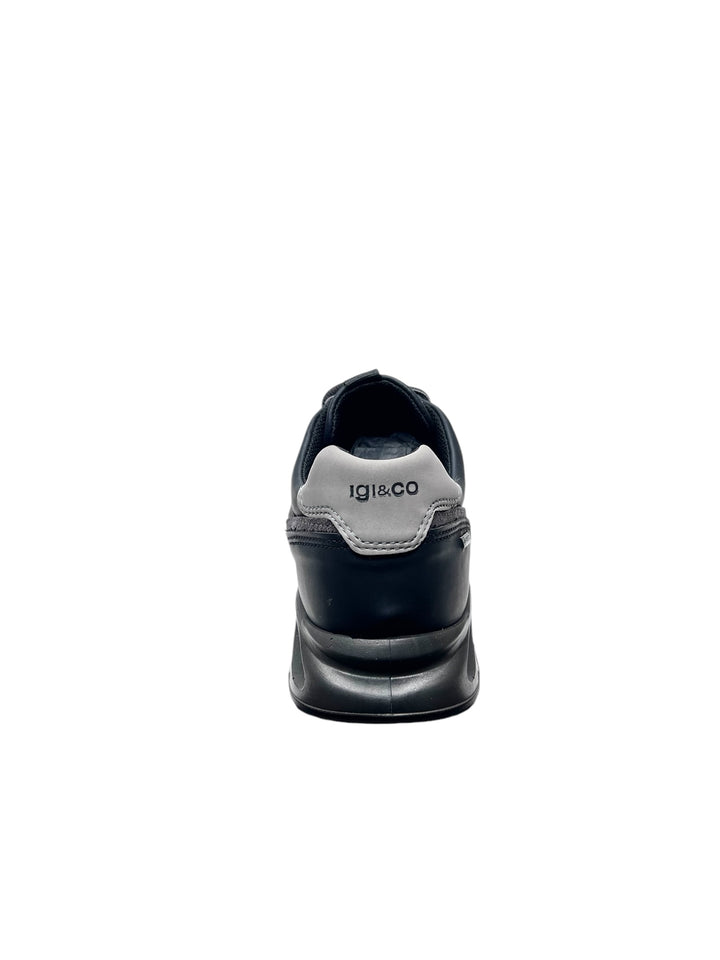sneakers uomo goretex pelle igi&co art.6641311 grigio-nero
