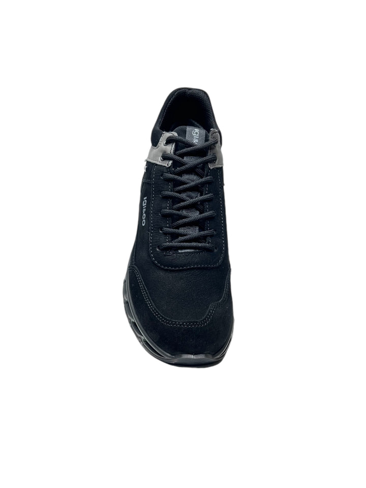 sneakers mid uomo goretex pelle igi&co art.6641500 nero