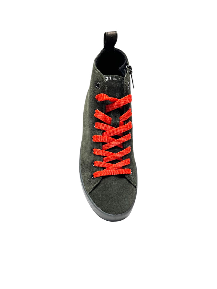 sneakers alte donna pelle igi&co art.6668211 verde