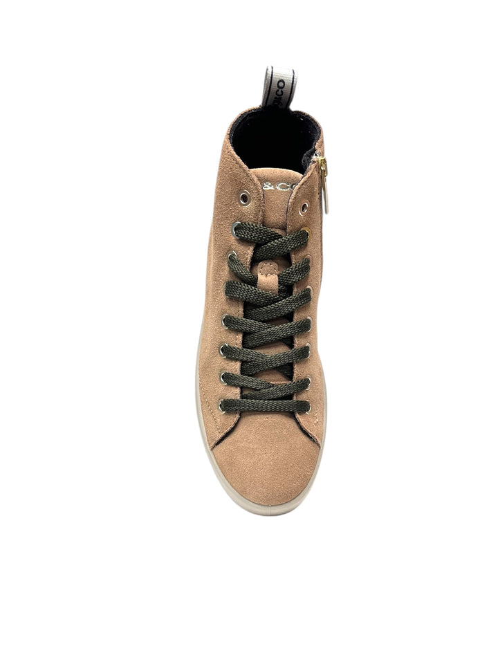 sneakers alte donna pelle igi&co art.6668244 caramel