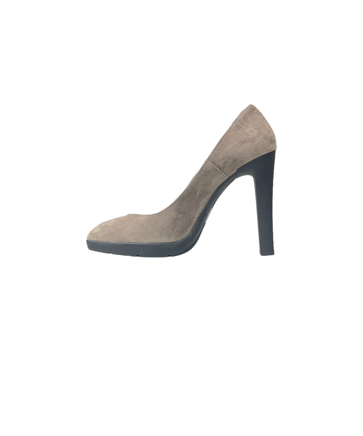 décolleté donna pelle scamosciata frau art. 66b1 taupe