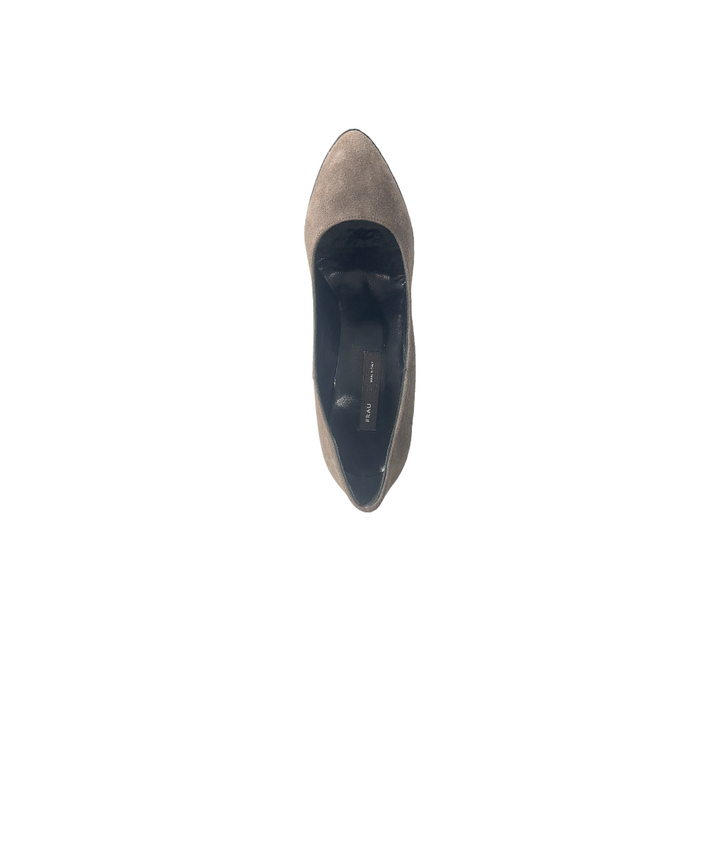 décolleté donna pelle scamosciata frau art. 66b1 taupe