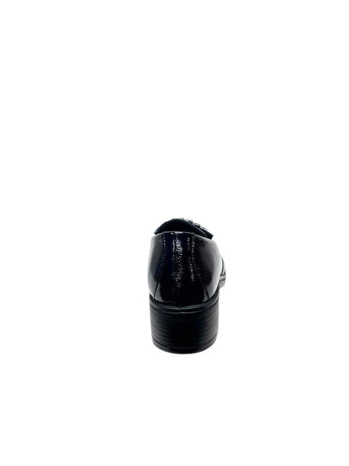 mocassini donna pelle enval soft art.6750111 nero