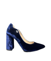 décolleté donna pelle-velluto nero giardini art. 6890d200 BLU
