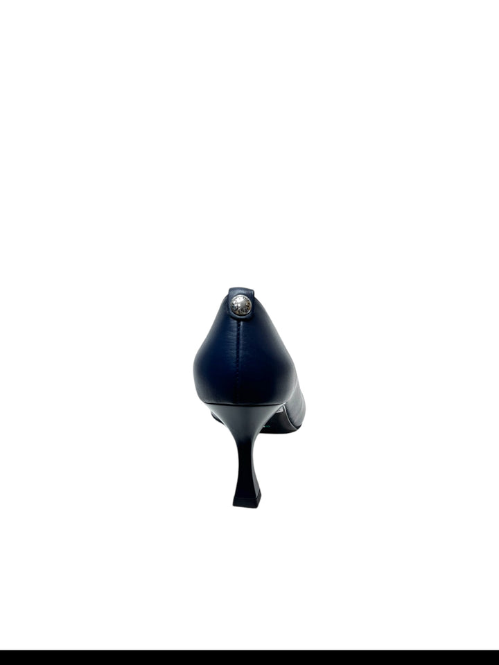 décolleté donna pelle nero giardini art. e407081de200 blu