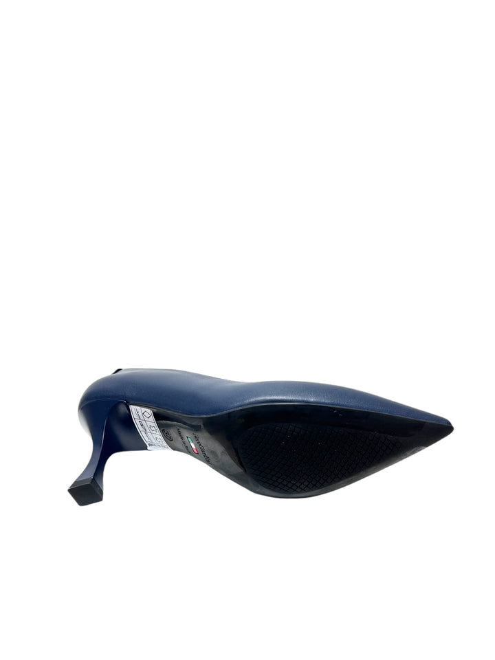 décolleté donna pelle nero giardini art. e407081de200 blu
