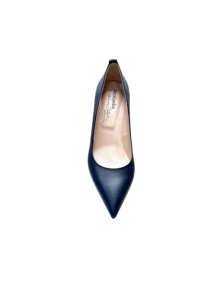 décolleté donna pelle nero giardini art. e407081de200 blu