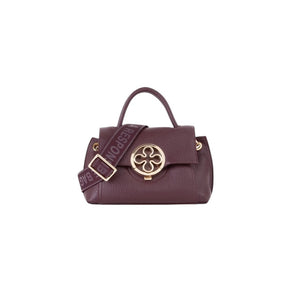borsa a mano piccola da donna bordò