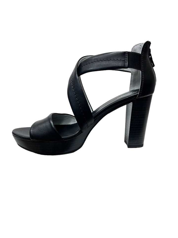 sandali donna pelle nero giardini art.e307500d100 nero