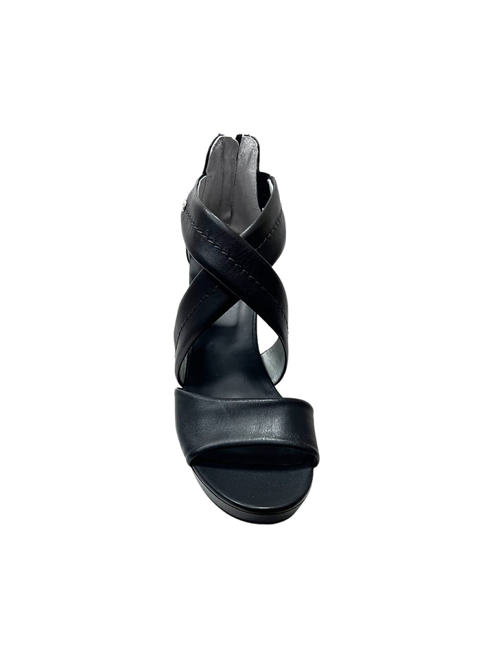 sandali donna pelle nero giardini art.e307500d100 nero